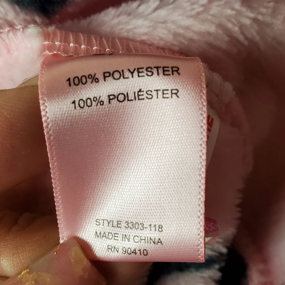 JUICY COUTURE light pink jc crown hooded plush robe - Picture 5 of 6